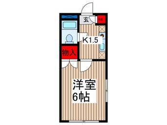 間取図 エレガンス山口