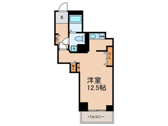 間取図 リバ－シティ２１　新川