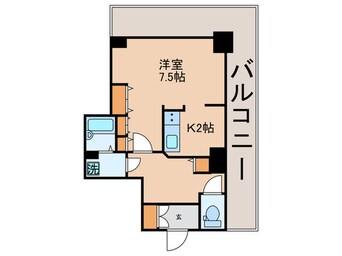 間取図 リバ－シティ２１　新川