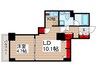 リバ－シティ２１　新川 1LDKの間取り