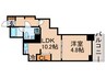 リバ－シティ２１　新川 1LDKの間取り