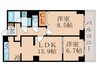 リバ－シティ２１　新川 2LDKの間取り