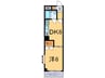 レフォルマ千駄木 1DKの間取り