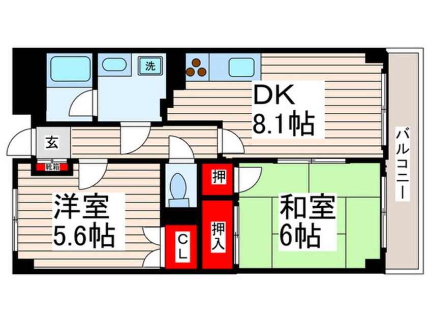 間取図 ベイ・ドルフィン