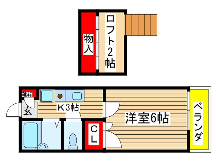 間取り図 ビュ－ティフルハイツＡ