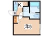 エクセラン桜ヶ丘 1Kの間取り