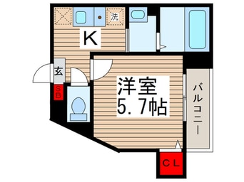 間取図 メルディア松戸