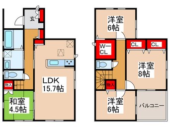 間取図 Kolet野田市#02