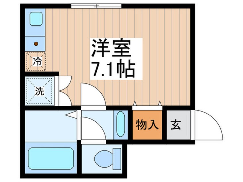 間取図 サンコート千歳烏山