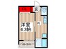 ＭＥＬＤＩＡ指扇 1Kの間取り