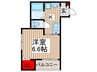 ＭＥＬＤＩＡ指扇 1Kの間取り