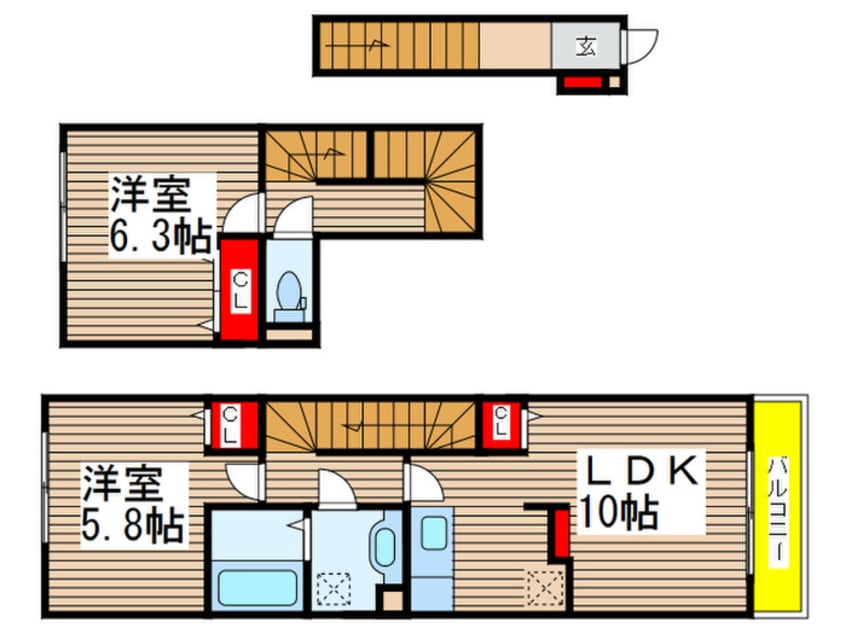 間取図 サンヴェール茂原C
