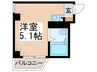 ＢビレッジⅡ 1Rの間取り