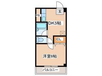 間取図 コーポ　タムラ