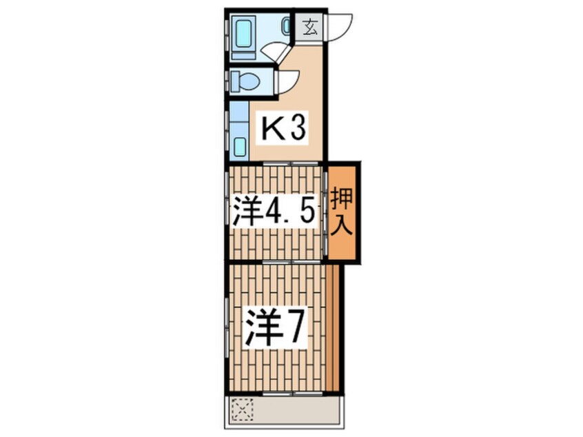 間取図 ハイツＳＳ