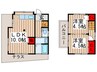 東道野辺６丁目戸建 2LDKの間取り