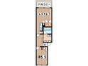 コスモシティ横浜石川町(304)の間取図
