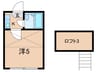 ロータスコーポ三軒茶屋 1Kの間取り