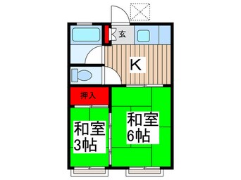 間取図 亀井マンション