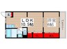 マンション高橋 1LDKの間取り