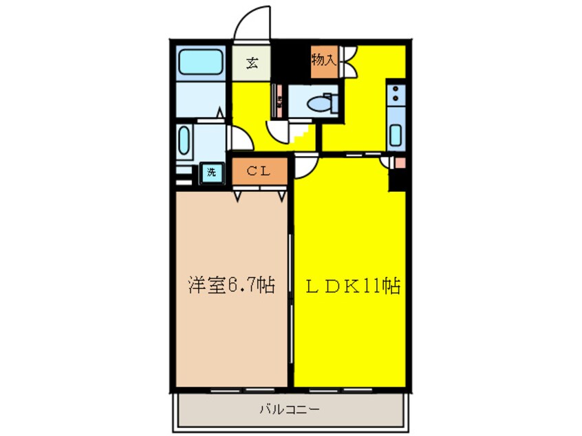 間取図 プライムアーバン板橋区役所前