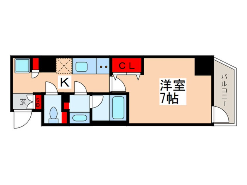 間取図 ディアレイシャス浅草