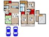 BLOOMING  MAISON東久留米市 4LDKの間取り
