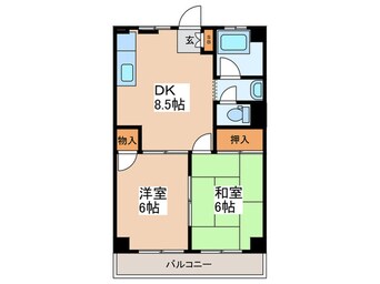 間取図 清水台マンション