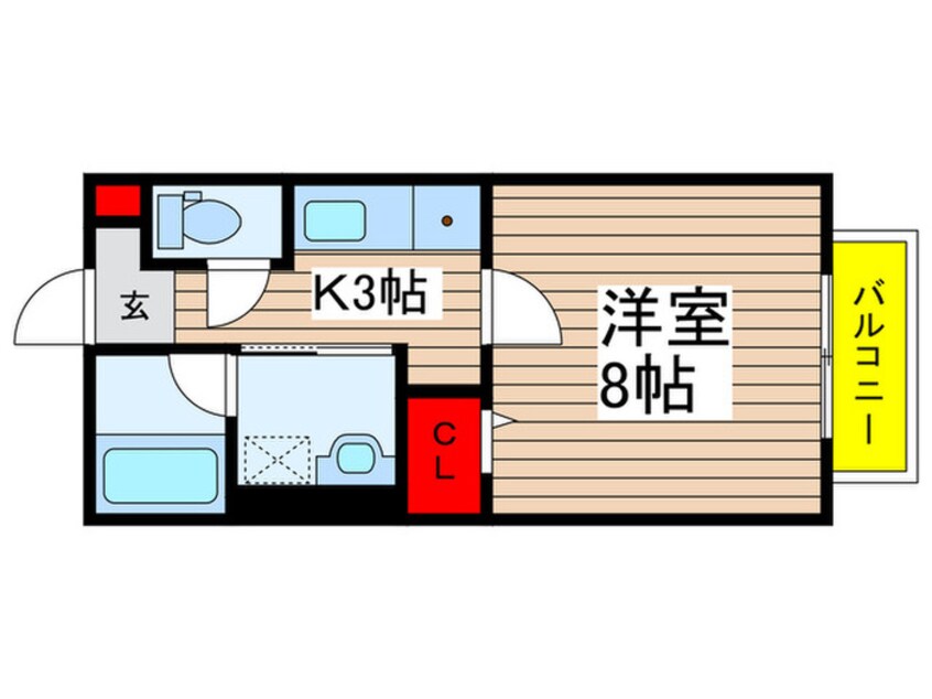 間取図 アスコットハイツ