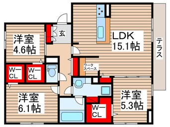 間取図 ブルメール