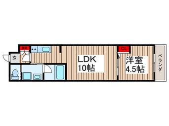 間取図 Alivis本八幡