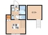 バ－ミ－プレイスお花茶屋 1Kの間取り