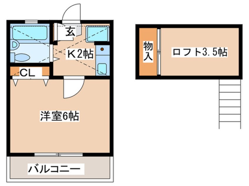 間取図 寺尾台コ－ポ２１