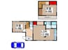 東松山市松葉町戸建 2LDKの間取り
