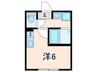仮)ファーストスター久里浜 1Rの間取り