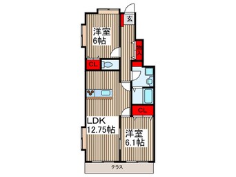 間取図 リッツハウスココＡ棟