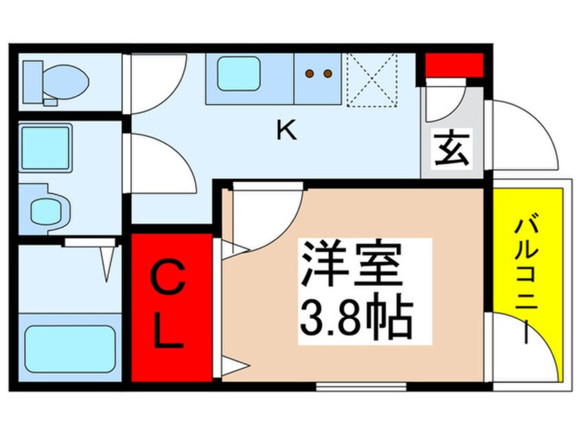 間取図 ＦＲＡＮＣＥＳ八千代台