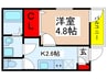 ＦＲＡＮＣＥＳ八千代台 1Kの間取り
