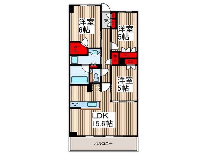 間取り図 ﾌﾟﾗｳﾄﾞｼﾃｨ武蔵浦和ｽﾃｰｼｮﾝｱﾘｰﾅ