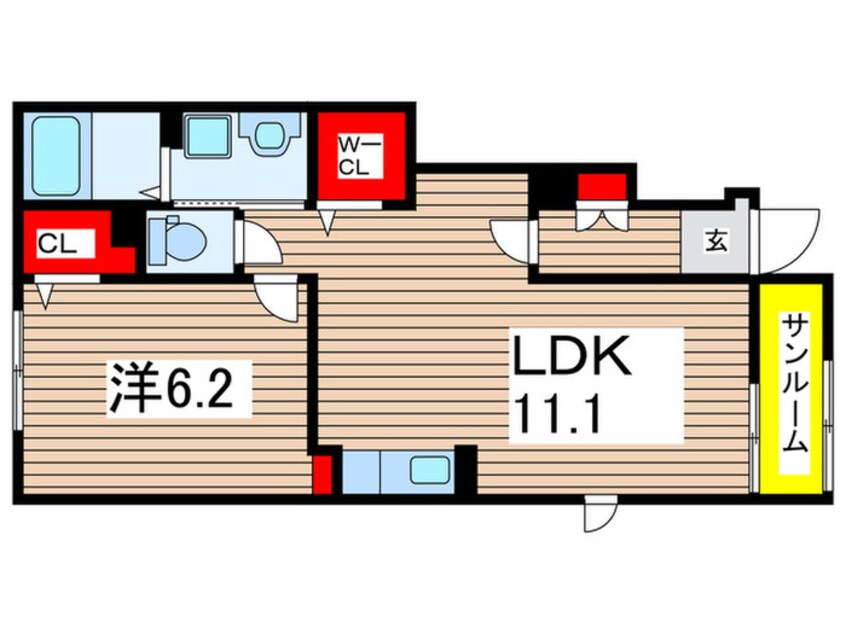 間取図 キャンディハウスⅡ