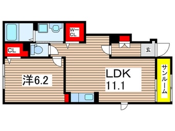 間取図 キャンディハウスⅡ