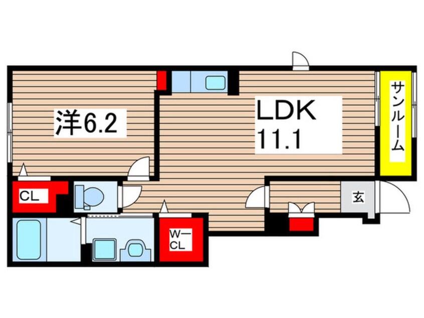 間取図 キャンディハウスⅡ