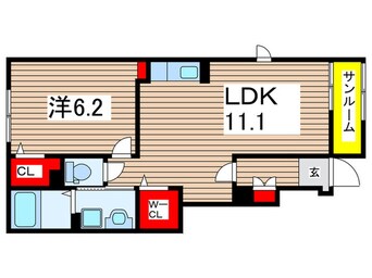 間取図 キャンディハウスⅡ