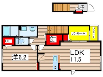 間取図 キャンディハウスⅡ