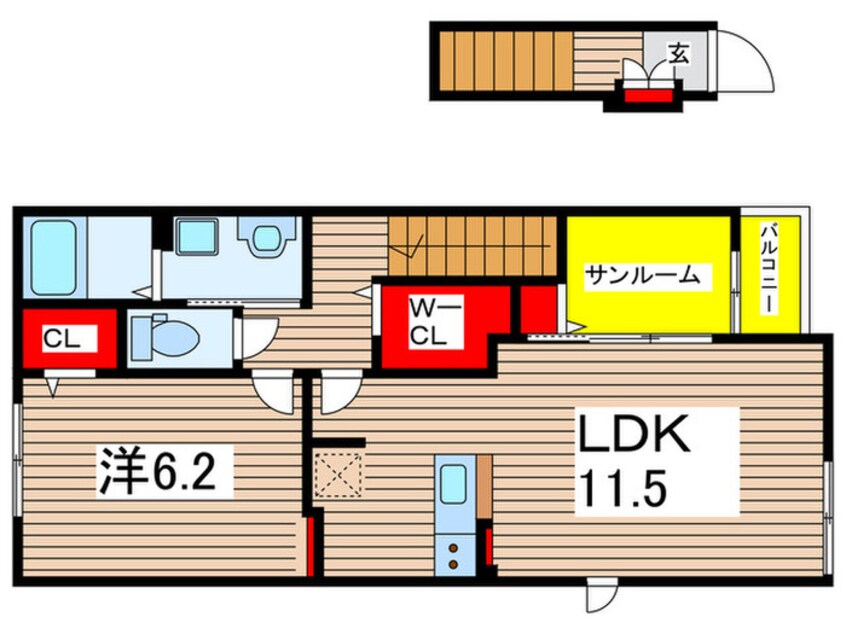 間取図 キャンディハウスⅡ