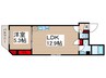 Parc奥浅草 1LDKの間取り
