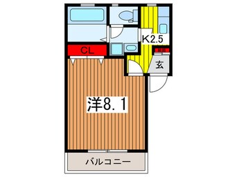 間取図 エスポワ－ル原山