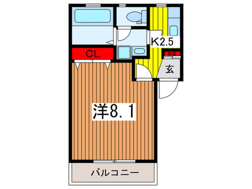 間取図 エスポワ－ル原山