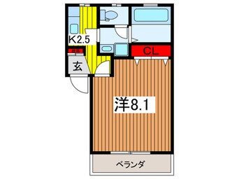 間取図 エスポワ－ル原山