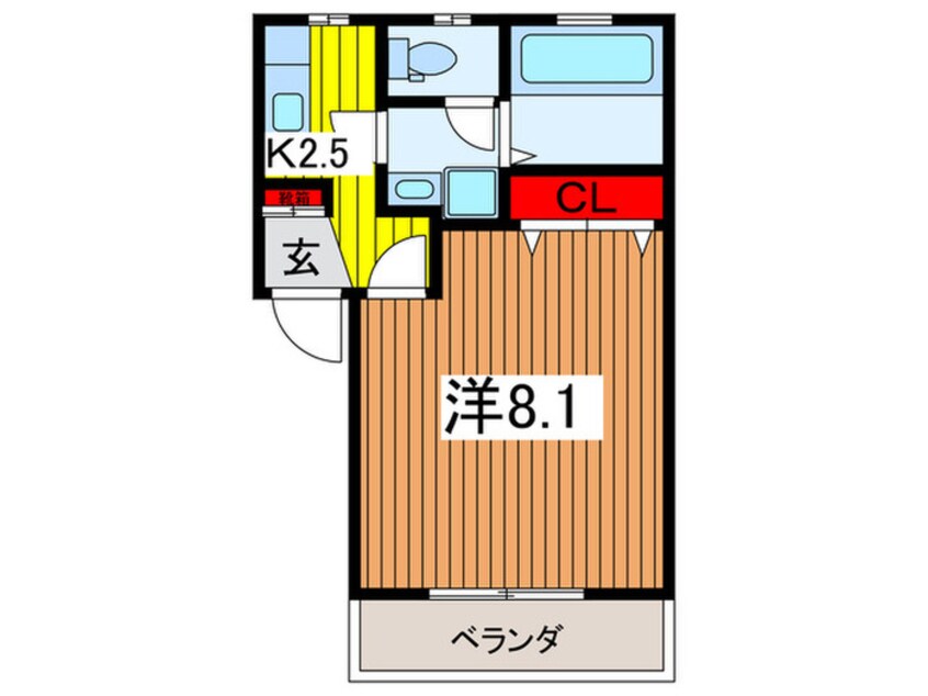 間取図 エスポワ－ル原山